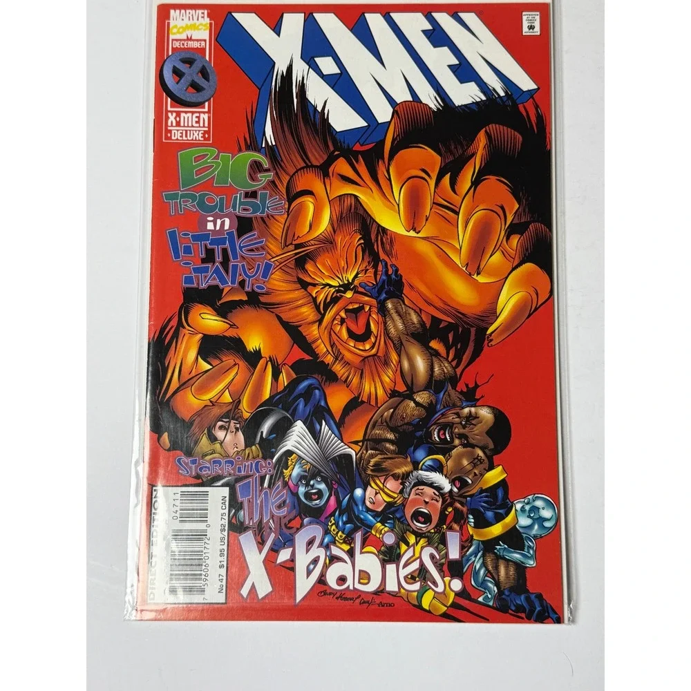 Marvel Comics X-Men Deluxe 47 Dec 1995 Big Trouble in‎ Little Italy X-Babies